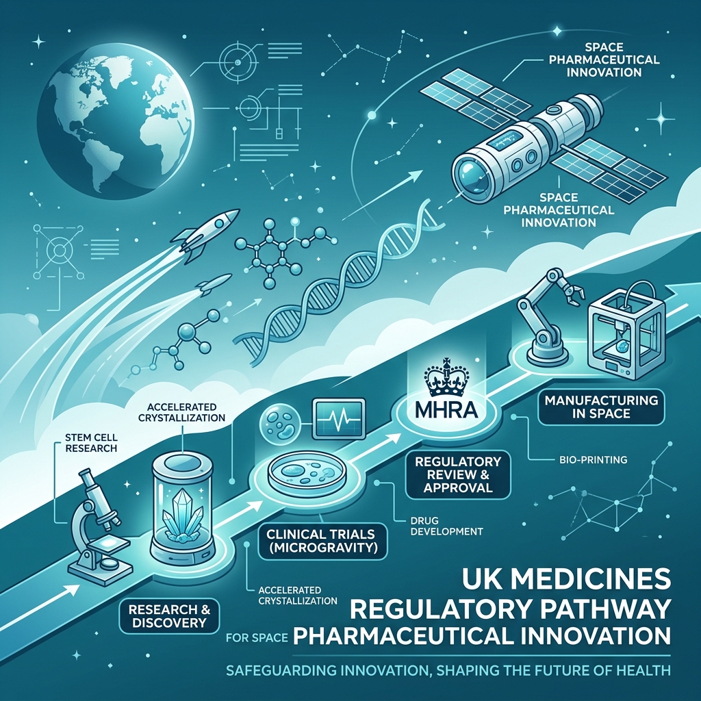 UK medicines manufactured in space regulatory pathway